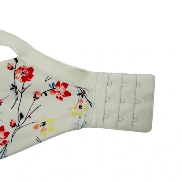 SOMA Bra Embraceable Underwire Hook n eye closure Full coverage Floral 38DD/38E - Picture 10 of 10